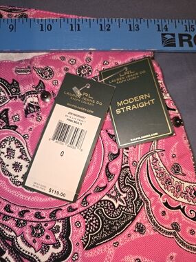 Lauren Ralph Lauren Modern Straight Women’s Pants - Pink Multi